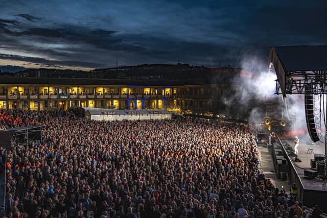Sting's show at the Piece Hall in Halifax was sold out. Picture: Cuffe and Taylor & The Piece Hall