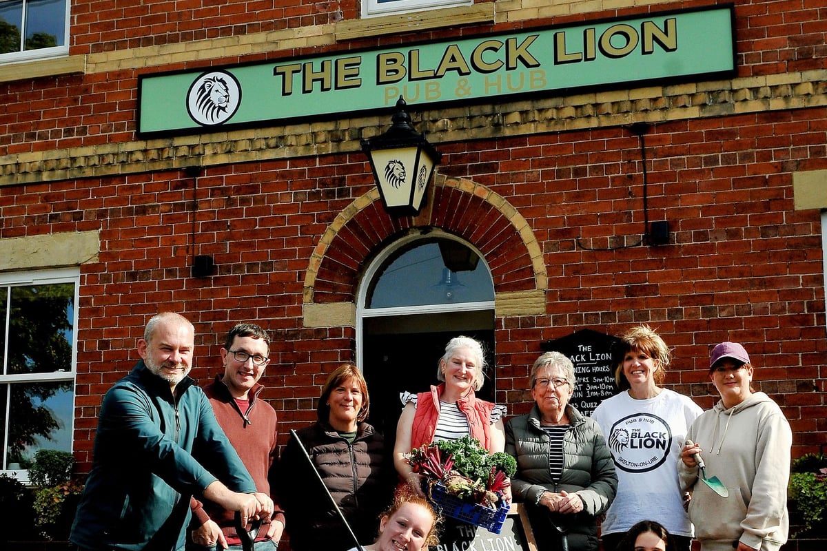 Yorkshire village pub The Black Lion branches out with allotments, cafe, clubs, shop and caravan site