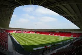 Eco-Power Stadium, home of Doncaster Rovers FC.