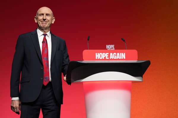 Chancellor John Healey after his speech during the Labour Party Conference. PIC: Peter Byrne/PA Wire