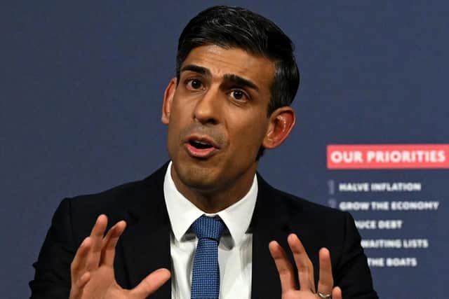 Rishi Sunak's government has been criticised for its approach to tackling migrant boat crossings across the English Channel. PIC: Leon Neal/PA Wire