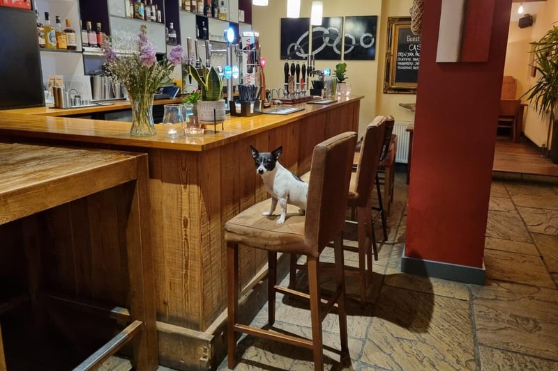 The pub is dog-friendly