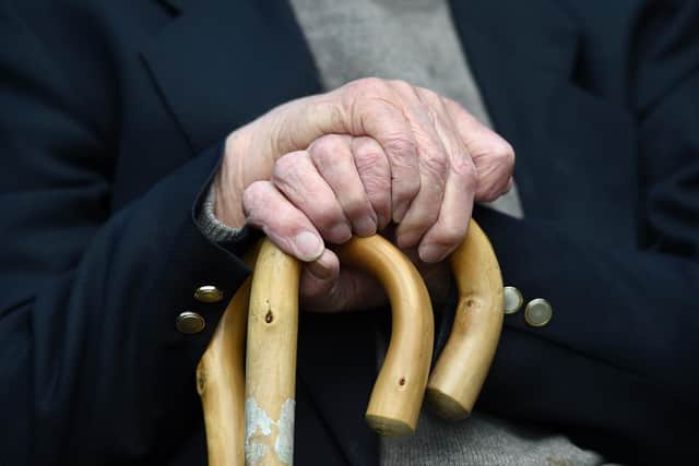 Elderly man. Image PA