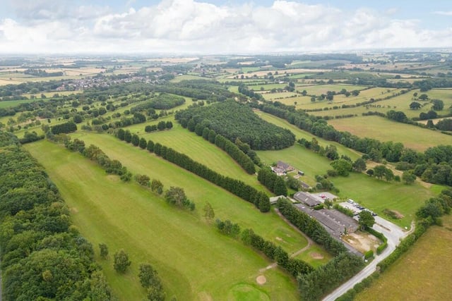 An overview of the stunning location of the golf course and property.