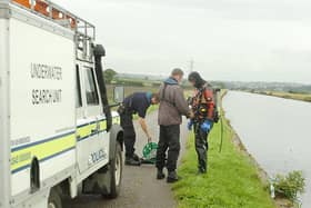 A search of the Altofts stretch of the canal following a similar incident in 2009 in which a car entered the water