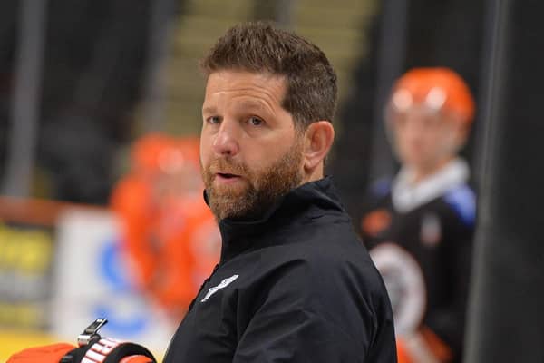 BACK AT IT: Sheffield Steelers' head coach Aaron Fox. Picture courtsy of Dean Woolley/Steelers Media.