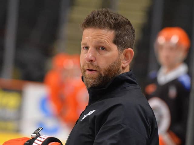 BACK AT IT: Sheffield Steelers' head coach Aaron Fox. Picture courtsy of Dean Woolley/Steelers Media.