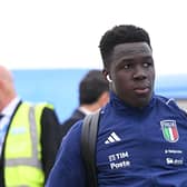 The 19-year-old is currently on duty with the Italian senior side but will also be linking up with the Azzurri’s under-21 team. Image: Claudio Villa/Getty Images