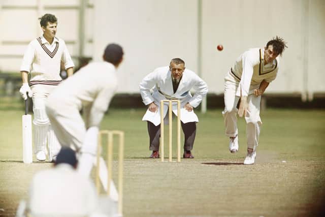 Fred Trueman was never short of a sledge or two but it was always done in the right way. Photo Allsport/Getty Images.