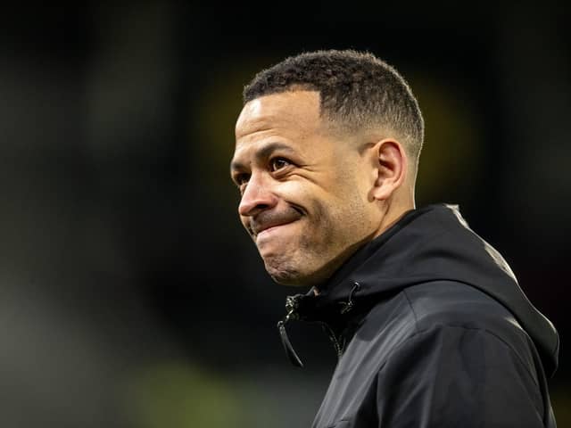 Hull City head coach Liam Rosenior at the end of his side's 2-2 Championship draw with play-off rivals Middlesbrough. Picture: Tony Johnson.