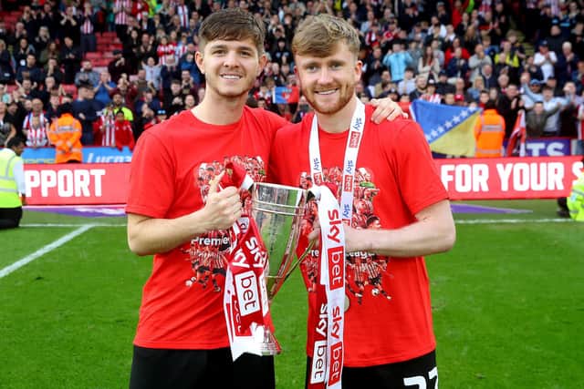FAMILIAR FACES: James McAtee and Tommy Doyle impressed on loan at Sheffield United from Manchester City last season