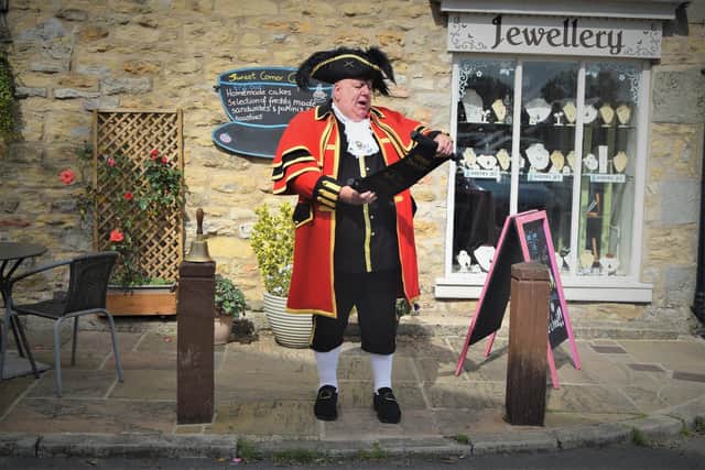 Helmsley Town Crier David Hinde will read the Proclamation today.
