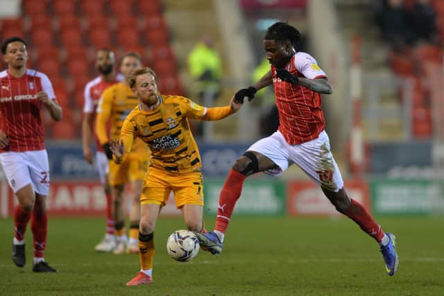 MOVING ON: Joshua Kayode has left Rotherham United on loan