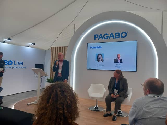 Anna Turley,  Minister of State in the Cabinet Office (seated) was one of the speakers at an event which highlighted steps being taken to revive Redcar. (Photo by Greg Wright)