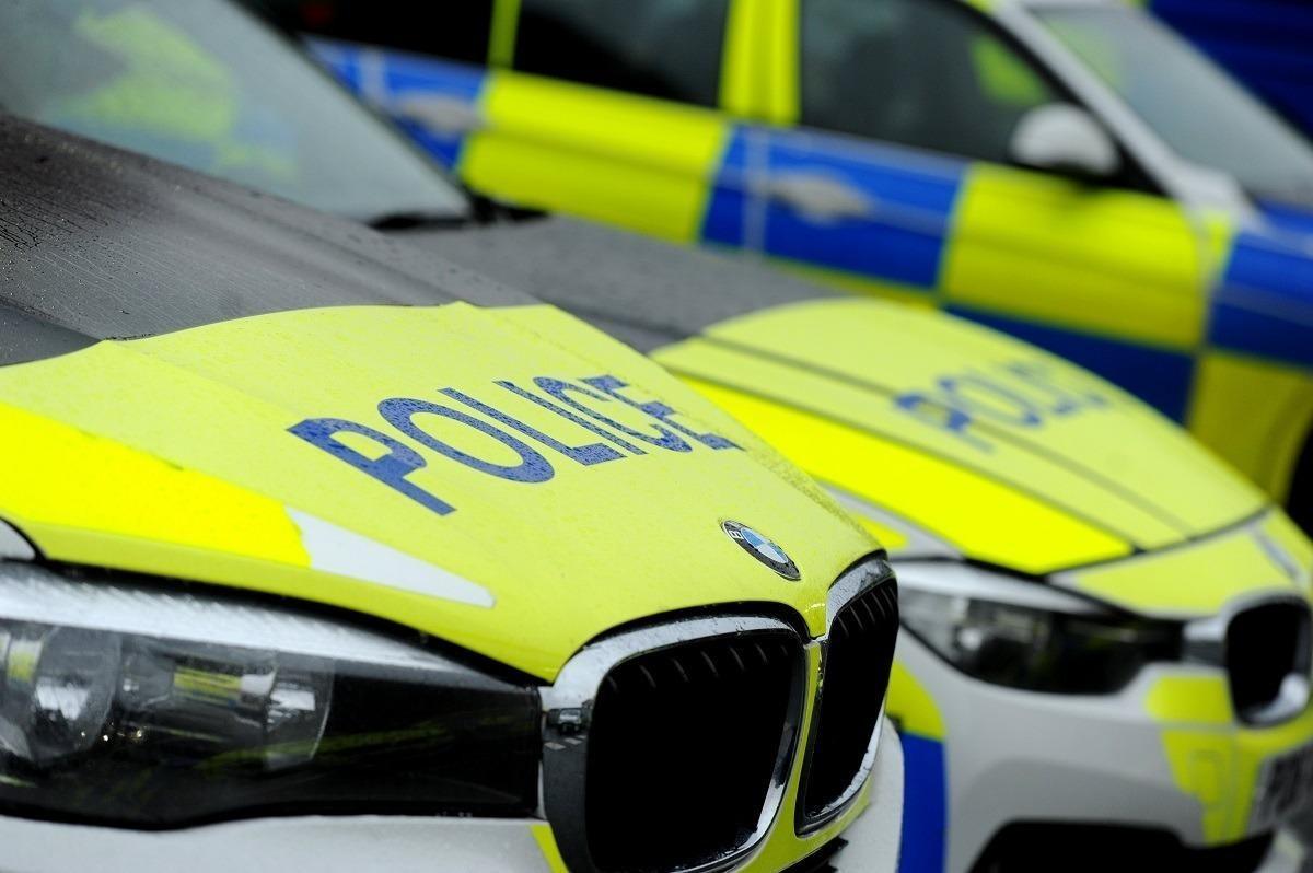 Four people hospitalised after crash between motorbike and car in North ...
