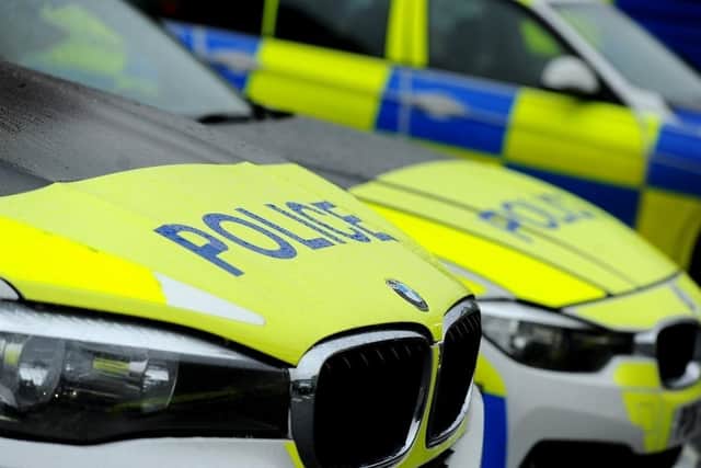 Four people hospitalised after crash between motorbike and car in North ...
