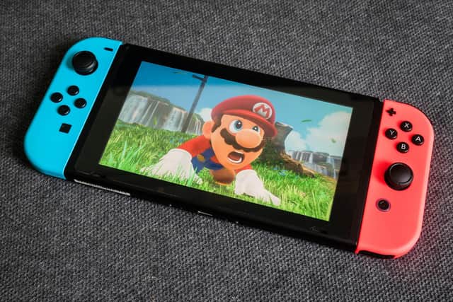 A generic photo of the Super Mario Switch game. PIC: Alamy/PA.