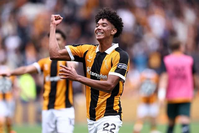 NOT COUNTED: Lucas Herrington is young enough that he does not have to be registered as one of Hull City's 25 players (Image: Molly Darlington/Getty Images)