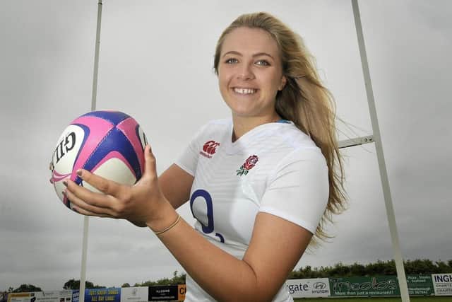 Zoe Aldcroft gets back to her old club at Scarborough RUFC whenever she can. (Picture: Richard Ponter)