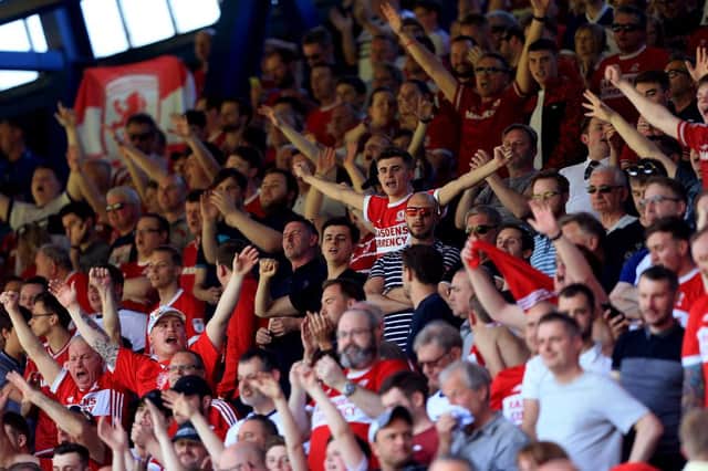 There was praise for Middlesbrough's support at Charlton. Picture: Getty