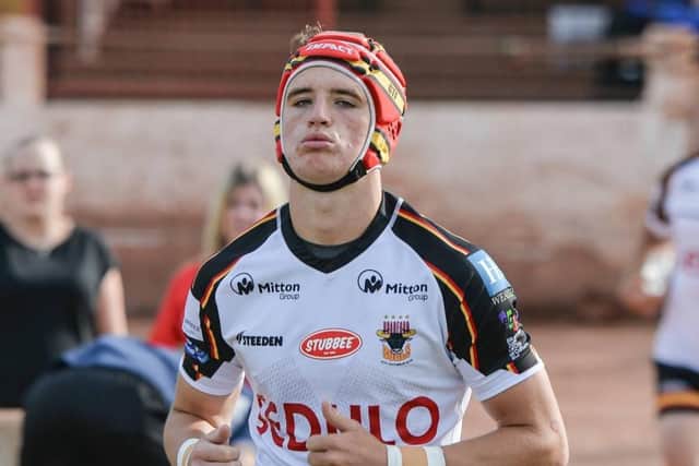 BRIGHT FUTURE: George Flanagan Junior has signed a four-year deal with Huddersfield Giants but will remain at Bradford Bulls for a further year. Picture courtesy of Tom Pearson/Bradford Bulls.