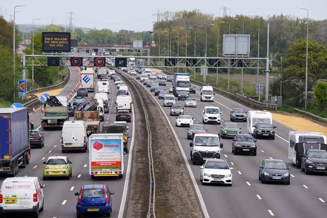Library image of the M42 south of Birmingham. Vehicle breakdown specialist RAC has revealed stronger revenues and profits after it saw membership numbers grow to 15 million. (Photo by Jacob King/PA Wire)