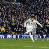 Leeds United's Joel Piroe scores from the penalty spot in Saturday's 3-2 win over Middlesbrough as the hosts won for the seventh successive game at Elland Road.  Picture: Tony Johnson.