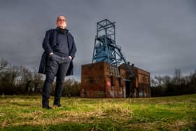 Ex-miner David Nixon at Barnsley Main Colliery