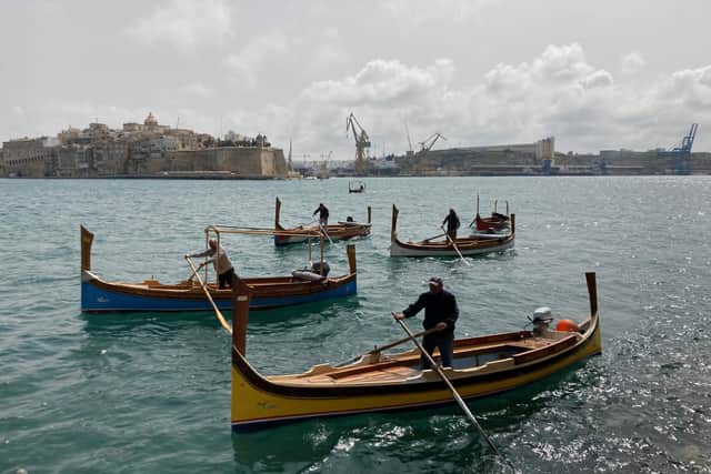 A touch of Venice in Valletta Harbour. Pic: Lindsay Sutton