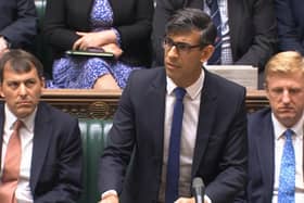 Prime Minister Rishi Sunak makes a statement to MPs in the House of Commons.