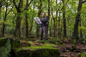 Cartographer Chris Goddard from Hebden Bridge not only makes maps but walking guides too.