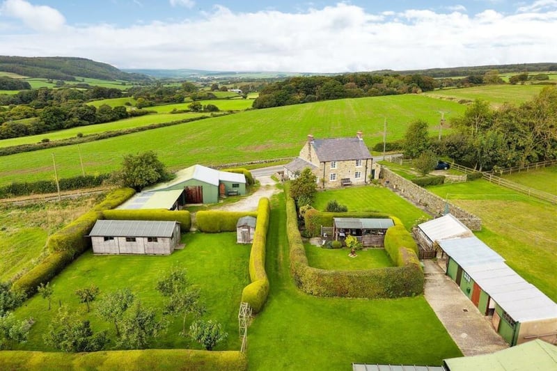 The smallholding is in an idyllic spot in the North York Moors National Park