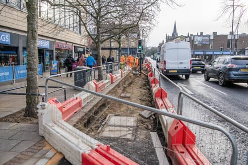 New cycle lane installed in Headingley. PIC: Tony Johnson