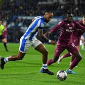 FORCED A SAVE: Huddersfield Town winger Sorba Thomas