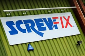 Screwfix owners, home improvement giant Kingfisher, has upgraded its profit and cash guidance after it was buoyed by strong UK trading for B&Q and Screwfix. The retail group said B&Q sales were "strong" over the past six months after they benefited from the closure of Homebase stores - following its rival's administration - and "favourable weather" conditions. (Photo by Rui Vieira/PA Wire)
