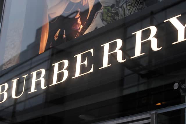 Fashion giant Burberry slashed its profit guidance for the year after sales slowed more sharply in December. (Photo by Anna Gowthorpe/PA Wire)