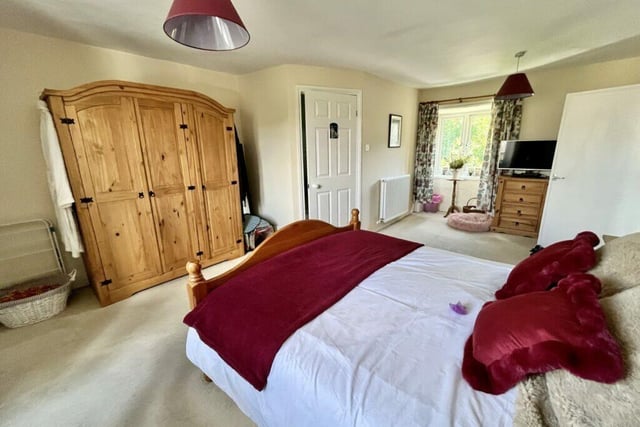 There are a total of four double bedrooms to the first floor of the cottage with three of them having ensuite bathrooms. There is also a useful study/playroom. The remaining rooms share a house bathroom with separate W.C.