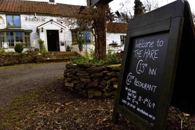 Well-regarded pub The Hare at Scawton is a potential refreshment stop