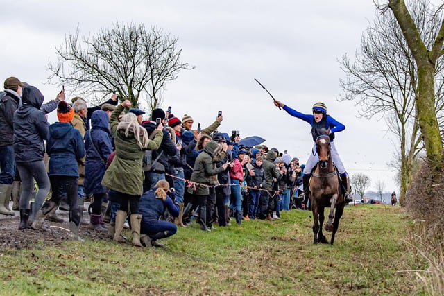 The Kiplingcotes Derby in the East Riding.16 March 2023.