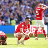 Barnsley players were left heartbroken at Wembley. Image: Nick Potts/PA Wire