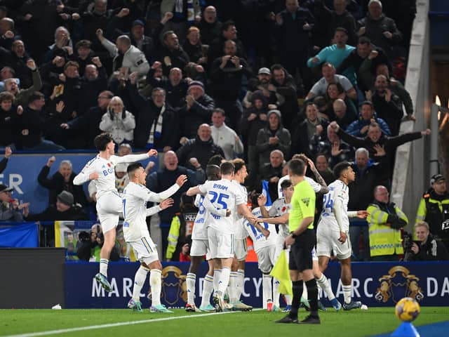 Leeds United saw off table-toppers Leicester City. Image: Michael Regan/Getty Images
