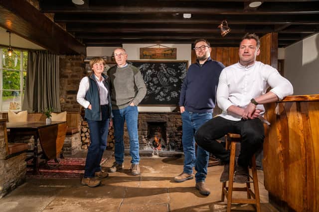 Tommy Banks, a Michelin Star chef and owner of The Black Swan at Oldstead,  near York, is celebrating their 20th anniversary in business and working with his brother James and parents Anne and Tom. Picture: James Hardisty.