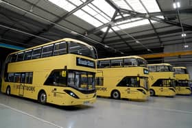 The 'Bee Network' buses form part of the franchising model for bus services in Greater Manchester. PIC: Andrew Milligan/PA Wire