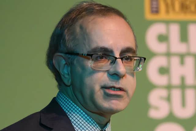 Asif Husain-Naviatti of the Yorkshire and Humber Climate Commission hosted the Yorkshire Post Climate Change Summit. Picture: Allan McKenzie