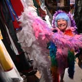 York Theatre Royal costume, prop and furniture sale. Pauline Rourke, Costume Hire Supervisor, pictured in the store at Osbaldwick Link Road
York Picture taken by Yorkshire Post Photographer Simon Hulme