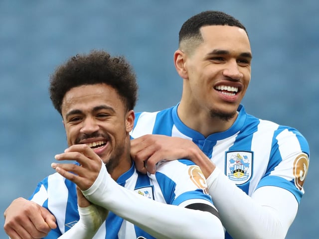 Russell, right, has struggled for game time following his move from Chelsea in the summer and has made only three Terriers appearances this term. Picture: Jan Kruger/Getty Images