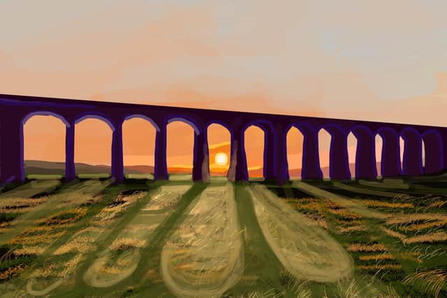 One of Samuel Sharp's iPad paintings