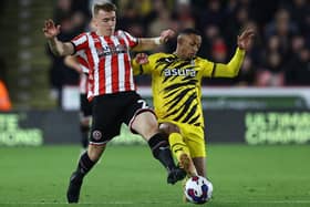 PHYSICAL TEST: Ben Osborn was on the losing side the last time Sheffield United played Rotherham United