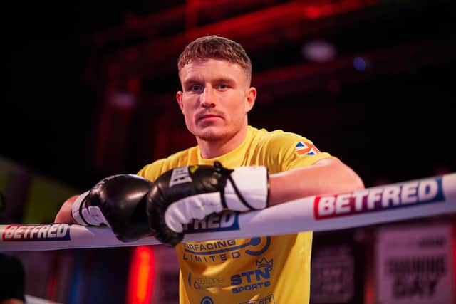 Nottingham, UK: Dalton Smith during Wednesday's open workouts ahead of his fight this weekend. Picture: Mark Robinson/Matchroom Boxing