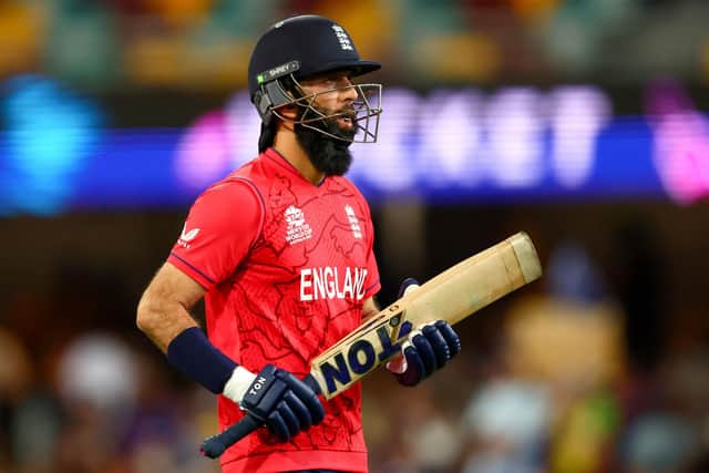 England's Moeen Ali (Picture: PATRICK HAMILTON/AFP via Getty Images)